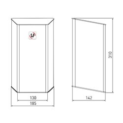 Sèche-mains 1000 Watts Automatique