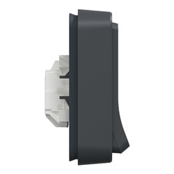 Prise courant 2P+T Mureva Styl MUR35036 connexion auto gris encastré