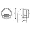 Prise d'air Ø 100 mm