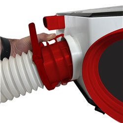 VMC hygroréglable Octeo Hygro Ecowatt+ 6,4 à 13,5 W-ThC moteur+bouches