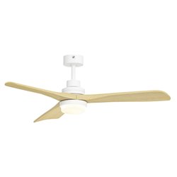 Ventilateur plafond HTD Chêne Ø1350 mm