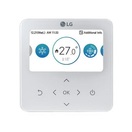 Télécommande filaire RS3 blanche avec écran couleur