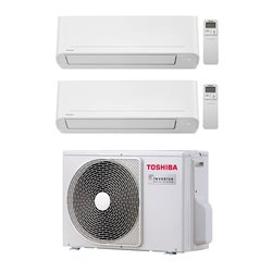Climatiseur bi split Naka RAS-2M18G3AVG-E, Tailles 16 + 10 R32