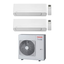 Climatiseur bi split Naka RAS-3M26G3AVG-E, Tailles 16 + 13 R32