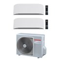 Climatiseur bi split Haori RAS-2M14G3AVG-E, Tailles 13 + 10 R32
