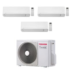 Climatiseur tri split Yukai RAS-3M18G3AVG-E, Tailles 16 + 13 + 7 R32