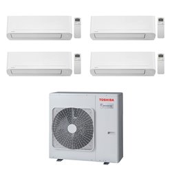 Climatiseur quadri split Yukai RAS-4M27G3AVG-E, Tailles 5 + 5 + 5 + 5 R32