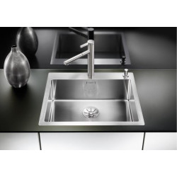 Evier Claron 550-IF/A Steelart Cuve simple 610x510 mm Inox 521639