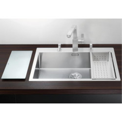 Evier Claron 700-IF/A Steelart Cuve simple 760x510 mm Inox 521634