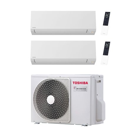 Climatiseur bi split Shorai Edge RAS-2M18G3AVG-E, Tailles 10 + 7 Blanc R32