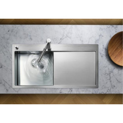 Evier Claron 5 S-IF Steelart Grande cuve Egouttoir à droite Inox 521626