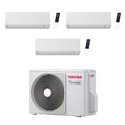 Climatiseur tri split Shorai Edge RAS-3M18G3AVG-E, Tailles 13 + 13 + 10 Blanc R32