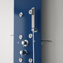 Colonne de douche Aquaglass hydromassante Acier