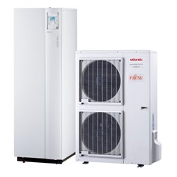 Pompe à chaleur air eau Alféa Hybrid Duo Gaz, 10.89 kWatts 120 Litres Monophasé