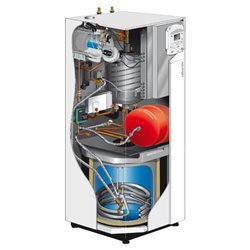 Pompe à chaleur air eau Alféa Hybrid Duo Gaz, 10.89 kWatts 120 Litres Monophasé