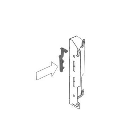Console murale de fixation pour radiateur Tamari horizontal