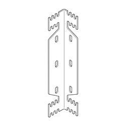 Support cloisons légères pour radiateur Lamella et Lamella Réhabilitation de hauteur 800 mm