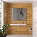 Panneau de douche Kinewall Design 100x202 cm Chêne huilé