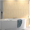 Panneau de douche Kinewall Design 125x202 cm Faïence teck line