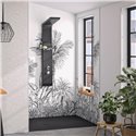Panneau de douche Kinewall Design 125x202 cm Palmier