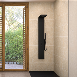 Panneau de douche Kinewall Design 125x202 cm Travertin