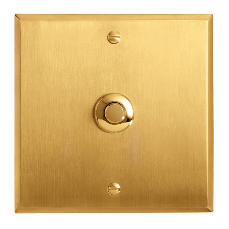 Poussoir à bouton rond 2A or brossé Art d'Arnould univers Mémoire 67210 Poussoir à bouton rond 2A or brossé Art d'Arnould univers Mémoire 67210