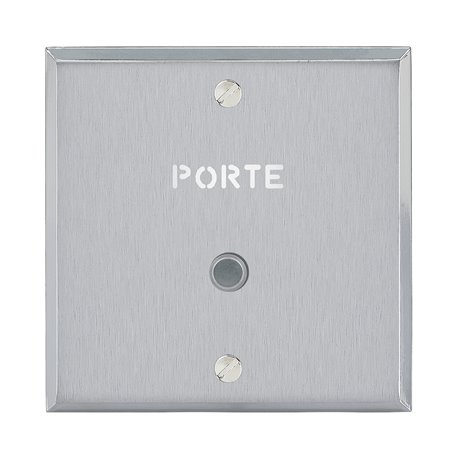 Poussoir lumineux marquage Porte acier brossé Art d'Arnould univers Mémoire 67191