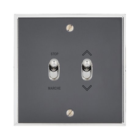 Commande volets roulants 6A cristal à position fixe Art d'Arnould univers Mémoire 67020 Commande volets roulants 6A cristal à position fixe Art d'Arnould univers Mémoire 67020