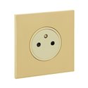 Prise de courant 2P+T 16A 250V or miroir Art d'Arnould univers Epure 67731