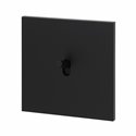 Interrupteur va-et-vient 10A noir mat Art d'Arnould univers Epure 67801