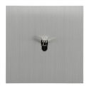 Interrupteur va-et-vient 10A acier brossé Art d'Arnould univers Epure 67401