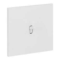Interrupteur va-et-vient 10A blanc satin Art d'Arnould univers Epure 67901
