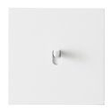 Interrupteur va-et-vient 10A blanc satin Art d'Arnould univers Epure 67901