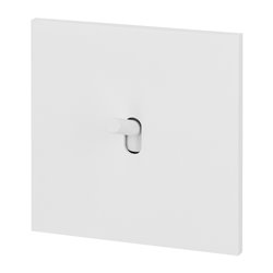 Interrupteur va-et-vient 10A blanc satin Art d'Arnould univers Epure 67901