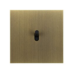 Interrupteur va-et-vient 6A bronze Art d'Arnould univers Epure 67315