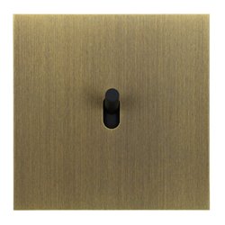 Interrupteur va-et-vient 10A bronze Art d'Arnould univers Epure 67301