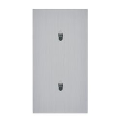 Interrupteur va-et-vient 10A acier brossé Art d'Arnould univers Epure 67404