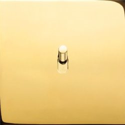 Interrupteur va-et-vient 10A or miroir Art d'Arnould univers Epure 67701