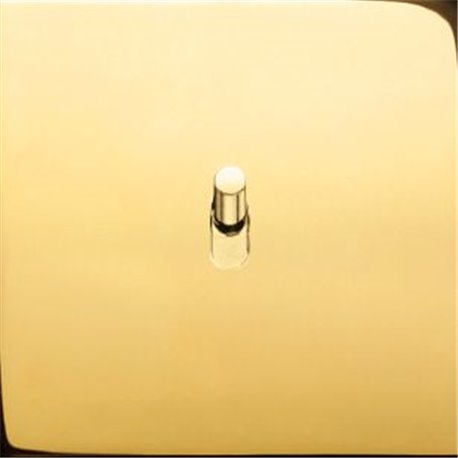 Interrupteur va-et-vient 10A or miroir Art d'Arnould univers Epure 67701 Interrupteur va-et-vient 10A or miroir Art d'Arnould univers Epure 67701