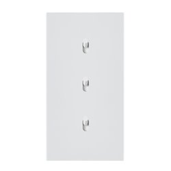 Interrupteur va-et-vient 10A blanc satin Art d'Arnould univers Epure 67906
