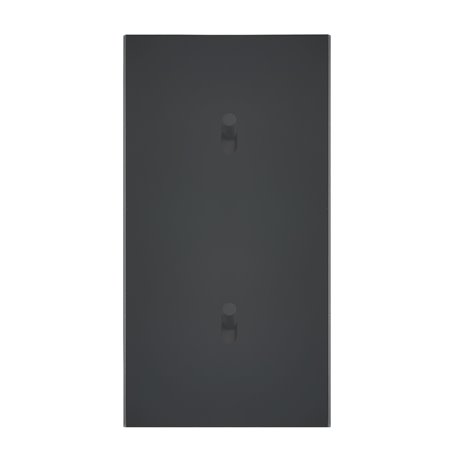 Double interrupteur va-et-vient 10A noir mat Art d'Arnould univers Epure 67804 Double interrupteur va-et-vient 10A noir mat Art d'Arnould univers Epure 67804