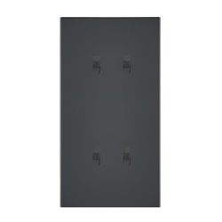 Interrupteur va-et-vient 10A noir mat Art d'Arnould univers Epure 67808