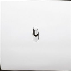 Interrupteur va-et-vient 10A acier miroir Art d'Arnould univers Epure 67601