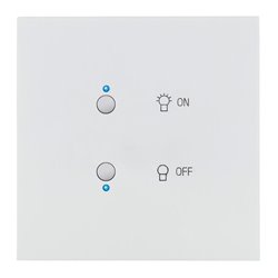 Interrupteur lumière blanc satin Art d'Arnould univers Epure MyHOME_Up 67981