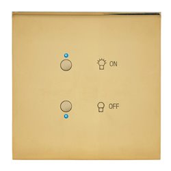 Interrupteur lumière or miroir Art d'Arnould univers Epure MyHOME_Up 67781