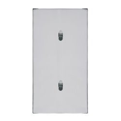 Double interrupteur va-et-vient 10A acier miroir Art d'Arnould univers Epure 67604