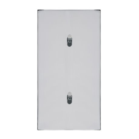 Double interrupteur va-et-vient 10A acier miroir Art d'Arnould univers Epure 67604 Double interrupteur va-et-vient 10A acier miroir Art d'Arnould univers Epure 67604