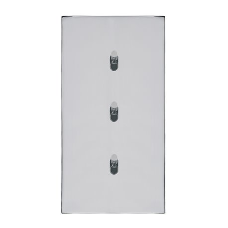 Interrupteur va-et-vient 10A acier miroir Art d'Arnould univers Epure 67606 Interrupteur va-et-vient 10A acier miroir Art d'Arnould univers Epure 67606