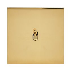 Interrupteur va-et-vient lumineux 10A or miroir Art d'Arnould univers Epure 67707