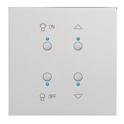 Interrupteur lumière et volets acier miroir Art d'Arnould univers Epure MyHOME_Up 67683